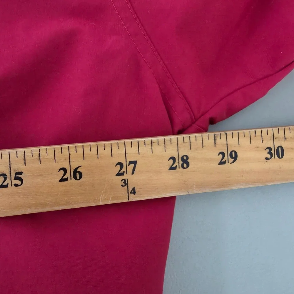 Pebble Beach Windbreaker Mens XL Red Golf Pullover Water Resistant Short Sleeve